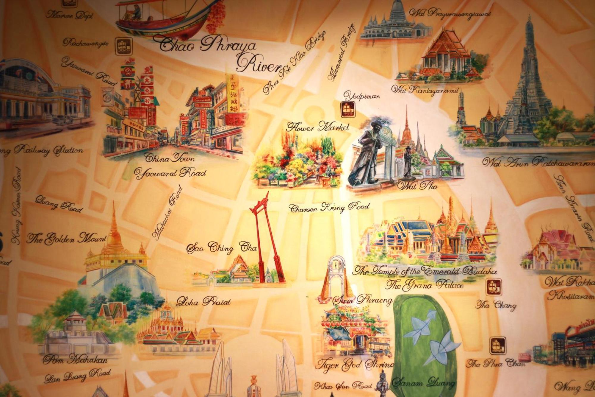 Siri Ratchadamnoen Bangkok Hotel Kültér fotó